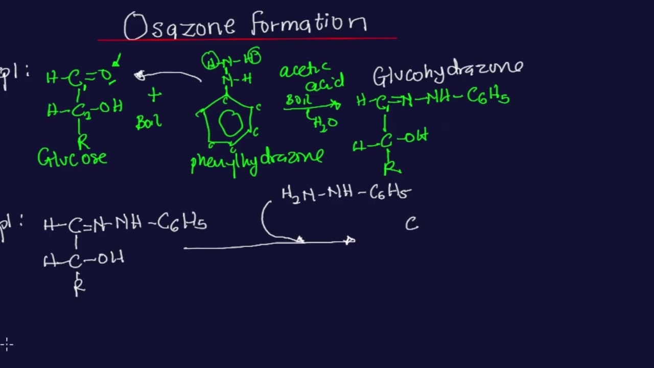 Osazone Formation || Reaction of monosaccharides