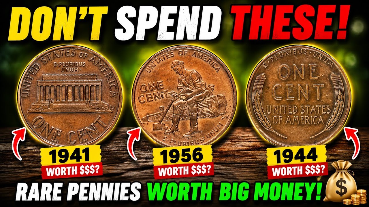 Top 3 Old Pennies You Should NEVER Spend! 💰 One Could Be Worth Thousands