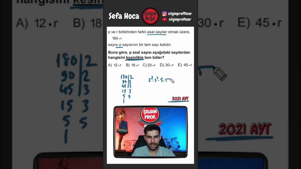 2021 AYT Matematik Soru &Ccedil;&ouml;z&uuml;m