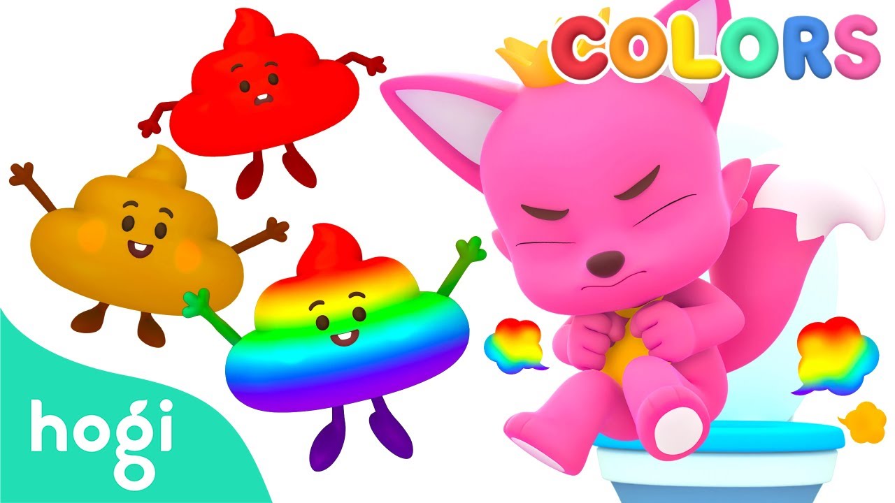 [NEW✨] Learn Colors with Colorful Poo Poo 🌈 💩｜Colors for Kids｜Hogi Colors｜Hogi Pinkfong