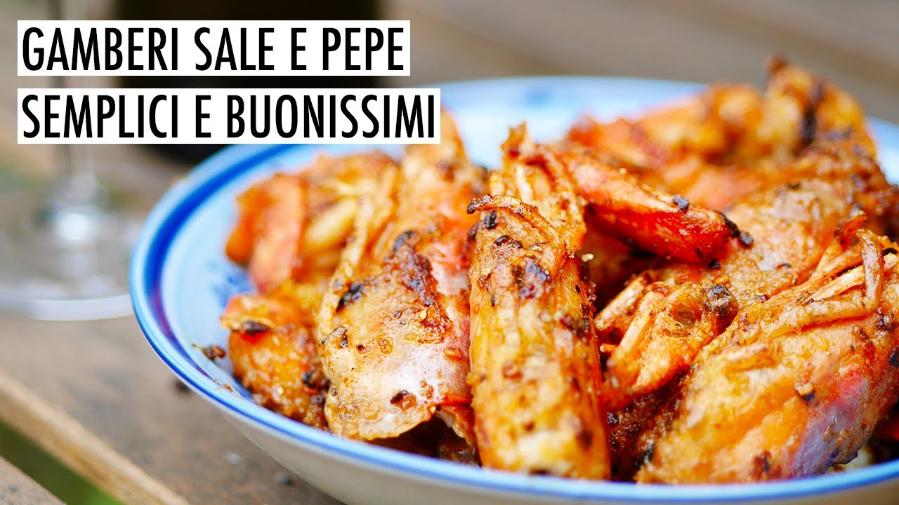 GAMBERI SALE E PEPE | Ricetta 