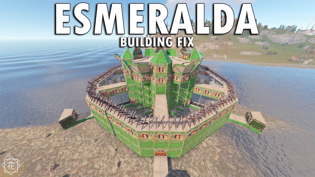 ESMERALDA BUILDING FIX | ZERG BASE WITH CHINAWALL | RUST
