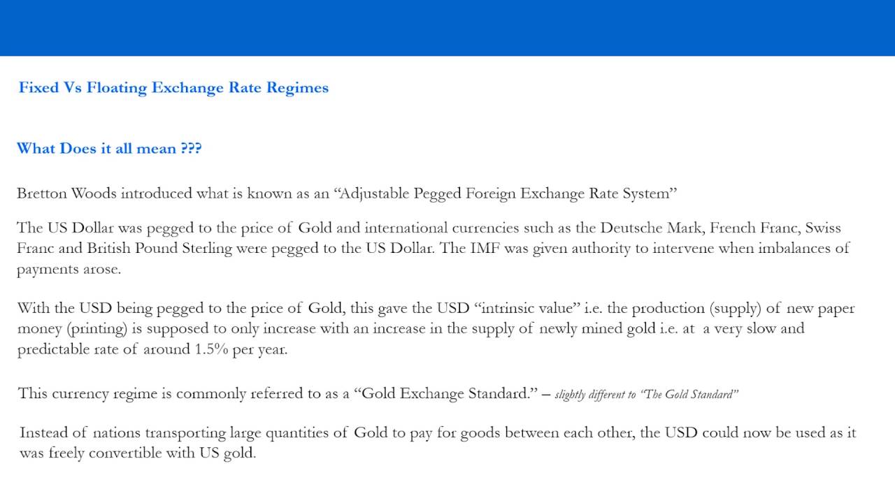 FOREX Market Foundation 2 = Regimes - Sample Video 1