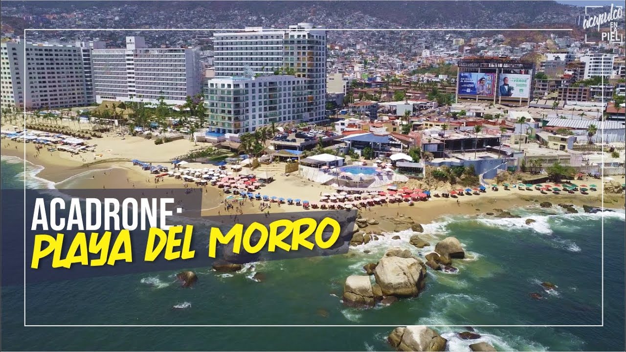 ¡LA PLAYA DEL MORRO DESDE EL AIRE! Semana Santa Acapulco 2024 #AcaDrone #drone