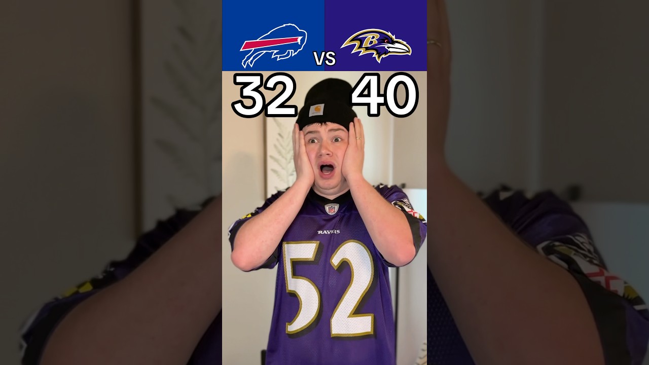 BILLS VS RAVENS RECAP🤯🤣🏈 #nfl #football #bills #ravens #skit #funny
