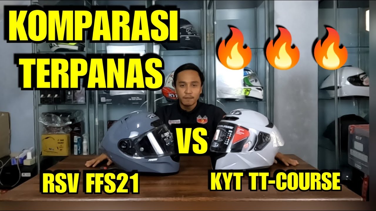 HOT COMPARATION RSV FFS21 VS KYT TT-COURSE || PEMBUKTIAN MANA YANG LEBIH WORTH IT.