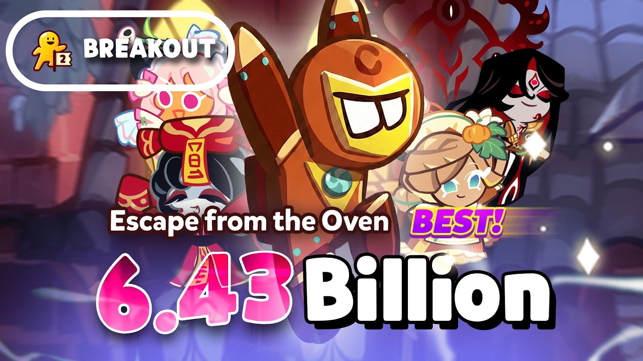 Escape from The Oven Breakout Hero Season 6.43 Billions High Score & Full Run | CROB