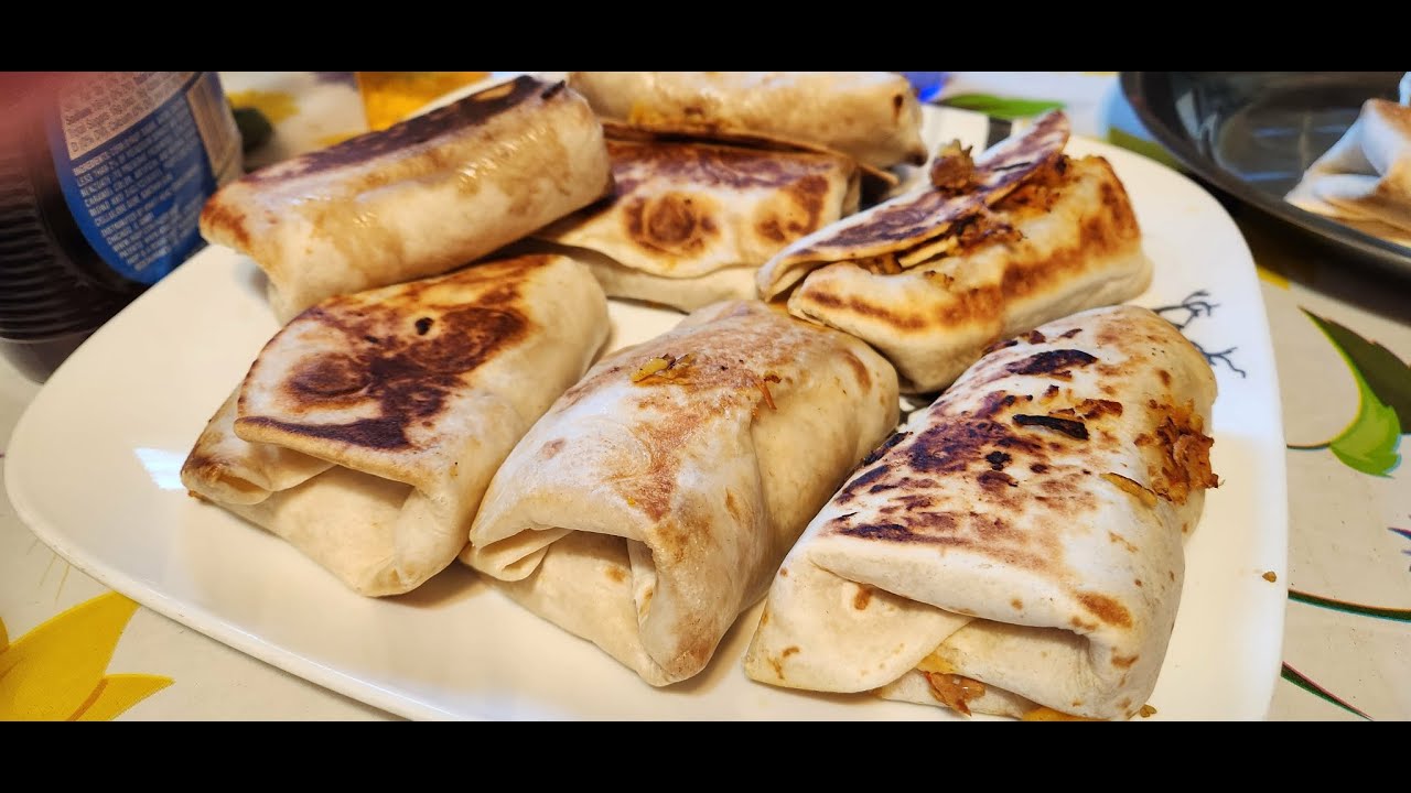 Буррито в кисло-сладком соусе #threeriverschallenge #pantrycooking