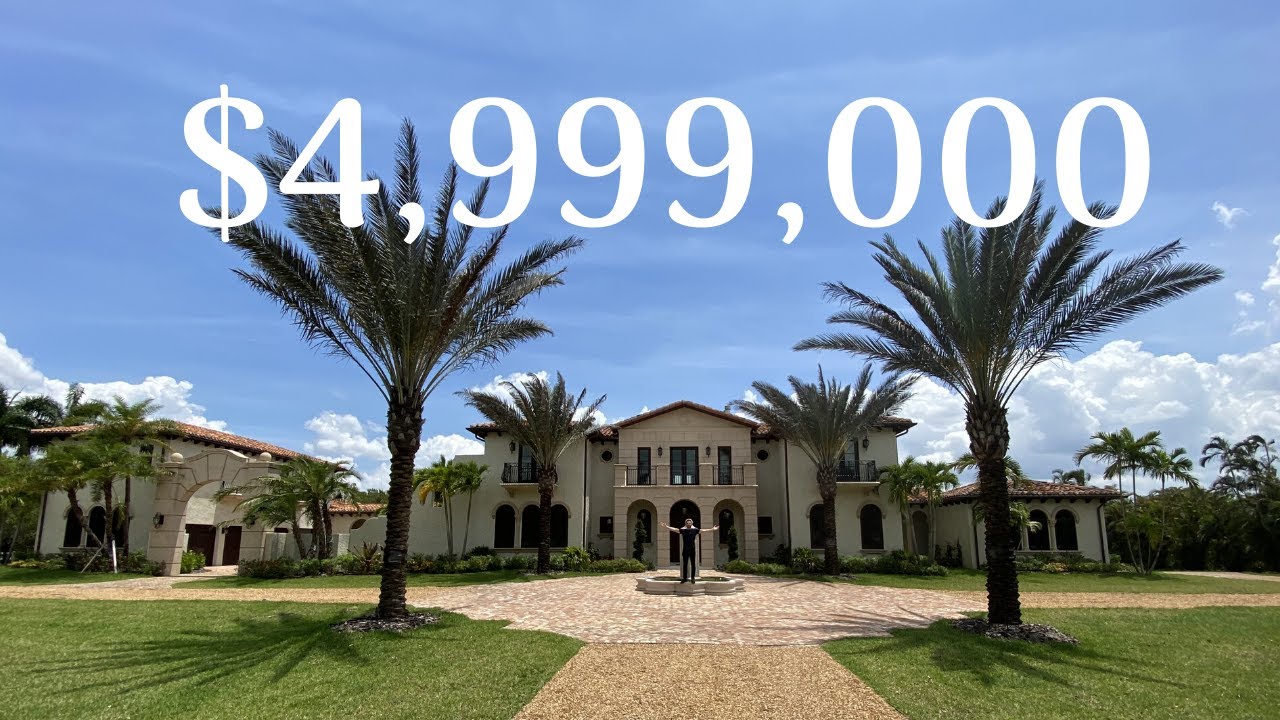 $4,999,000 MEGA MANSION IN SOUTHWEST RANCHES, FL | Walk Through Tour | Luxury Home Tours: EP12