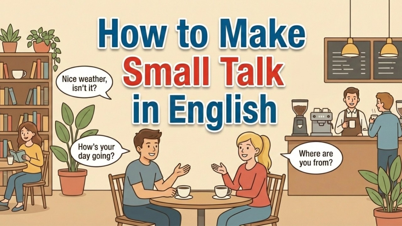 English Learning Podcast to Practice Listening & Speaking | Talking About Small Talk in English