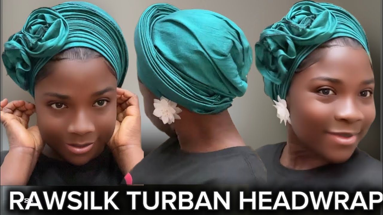 How To Tie A Beautiful Turban For Party || Scarf || Headtie 
