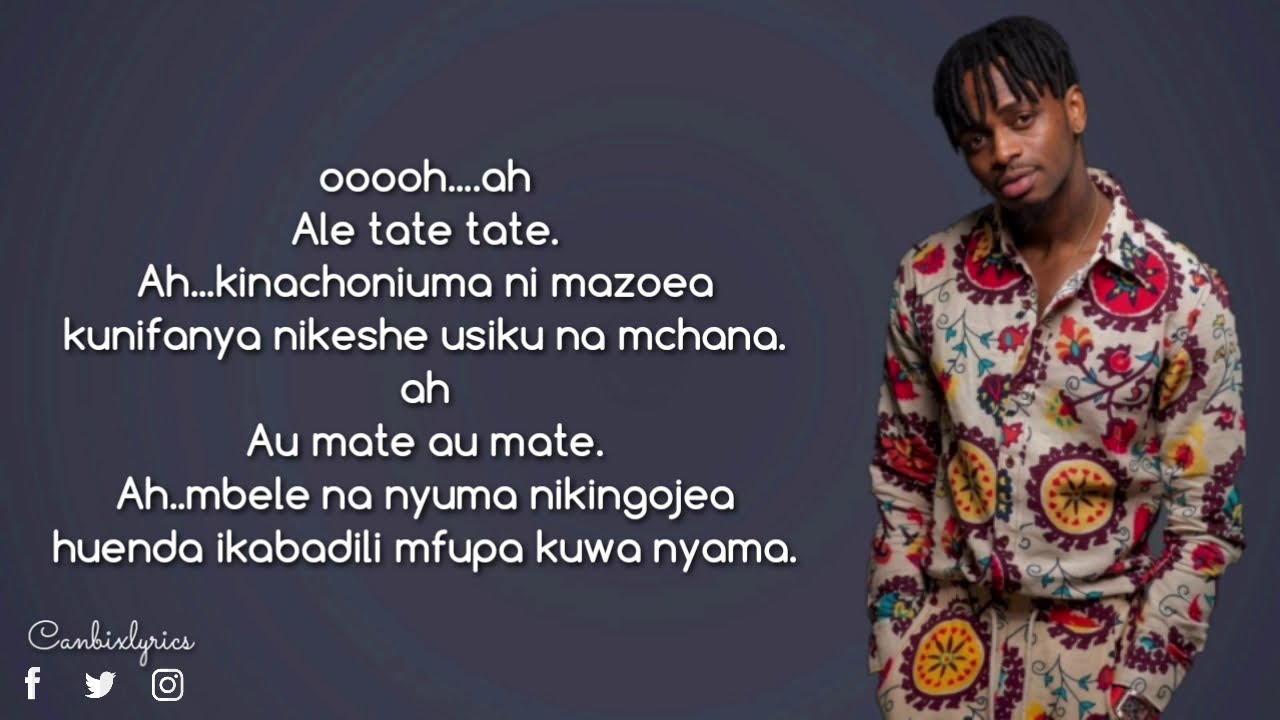 Diamond platnumz-NAKUKUMBUKA lyrics