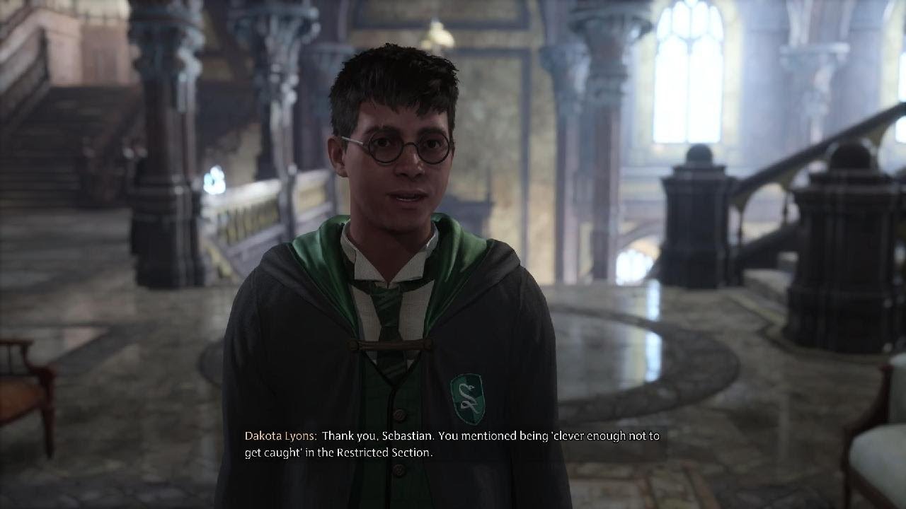 Hogwarts Legacy Striking into the restricted section