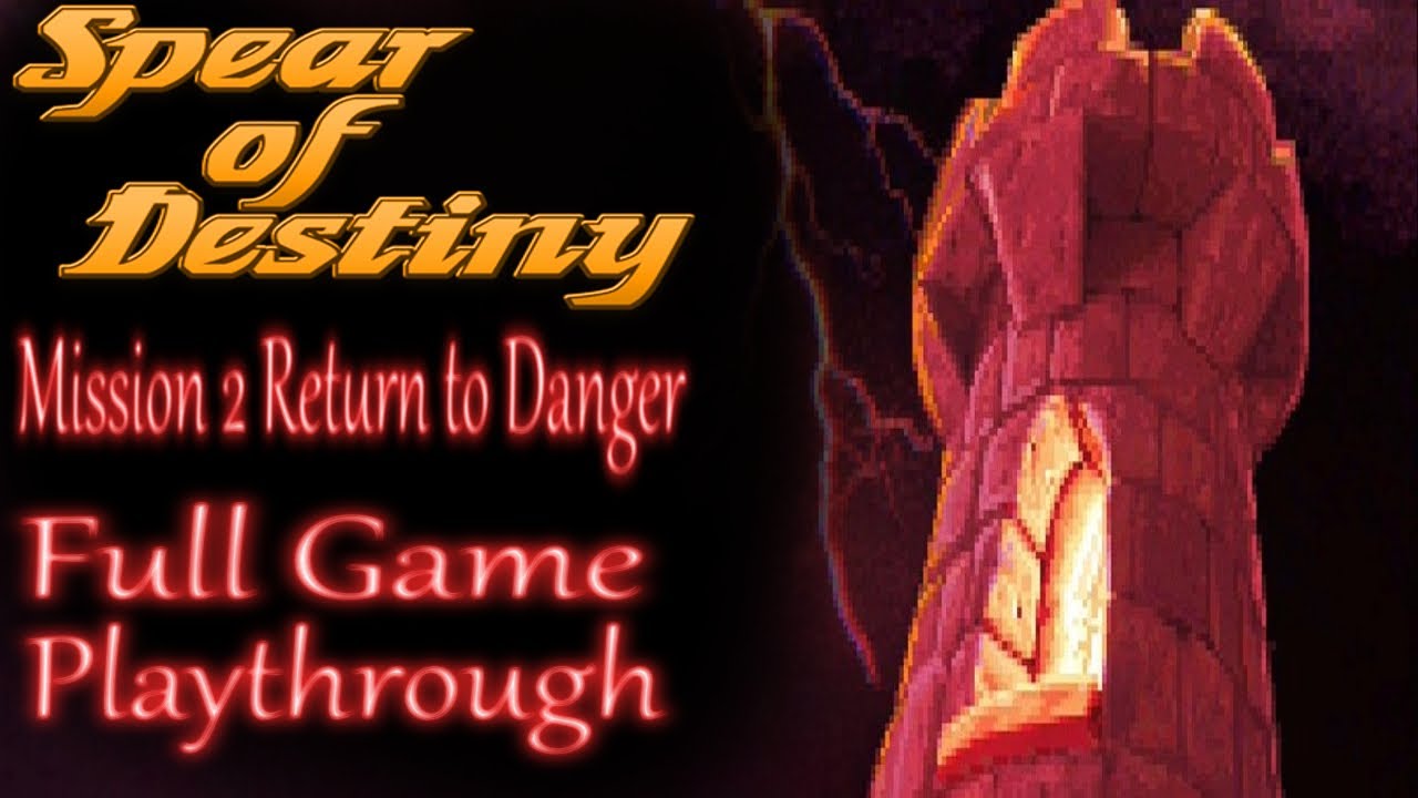 Wolfenstein 3D Spear of Destiny Return to Danger *Full game* Gameplay playthrough (no commentary)