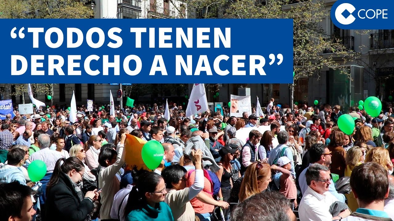 Clamor a favor de la vida en Madrid