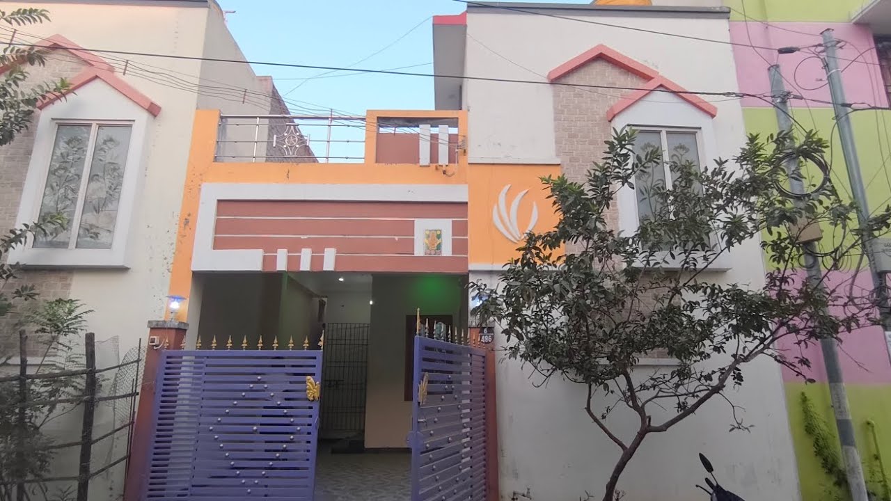 4 Years old House resale at Kovur | 73 lakh | CMDA APPROVED |  80 % Bank Loan | North Entrance 