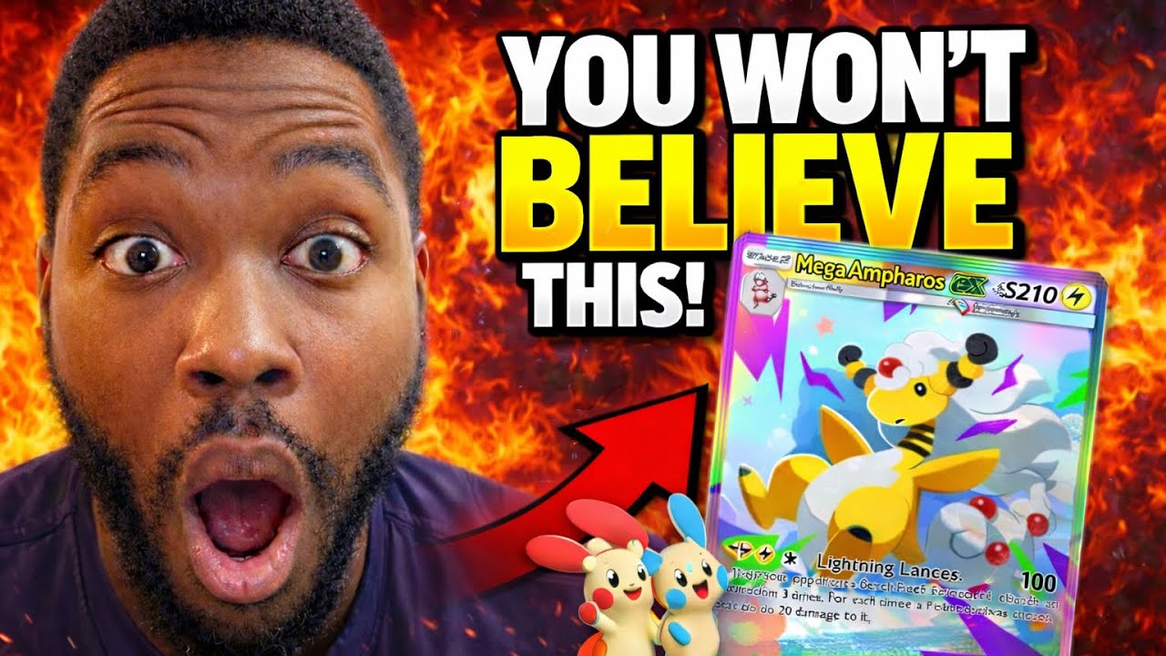 ￼Top tier! ￼Mega Ampharos EX IS BACK! In the META! | Pokemon TCG pocket￼