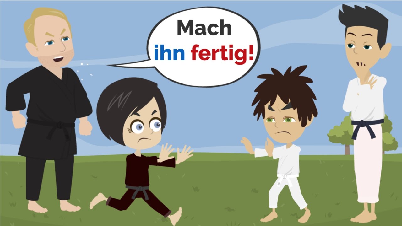 Lisa gibt Samuel HEFTIGE SCHLÄGE ... | Deutsch lernen