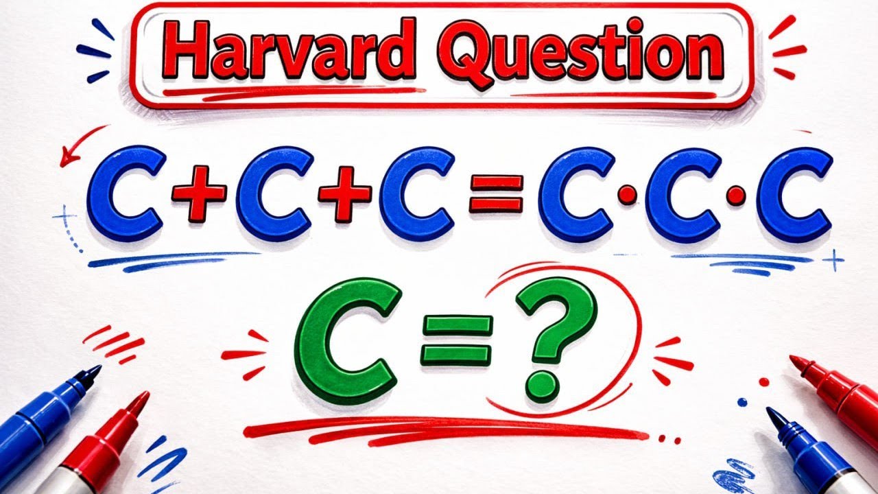 The famous Harvard question that 90% get wrong