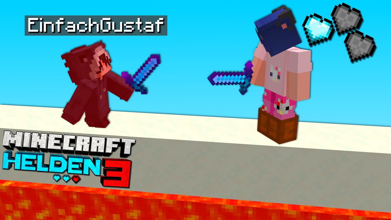 ICH TESTE HELDEN 2 FALLEN AN MINECRAFT YOUTUBER