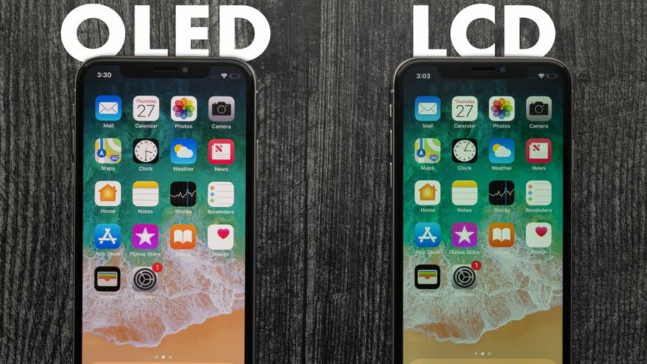 LCD vs OLED Display Quality test... #shorts
