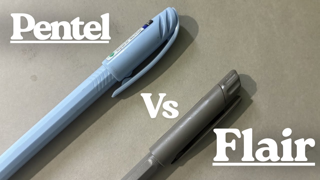 Pentel vs Flair Pen Handwriting | which is best..? | @Awesome_Handwriting95 