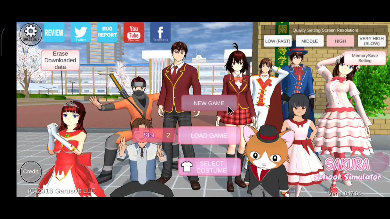 [สวัสดีคัาบผมชื่อปังปอนด์อีโอคัาบ] ผมจะรีวิวของให้ดูนะคัาบในเกม SAKURA SohoolSimulator นะคัาบ