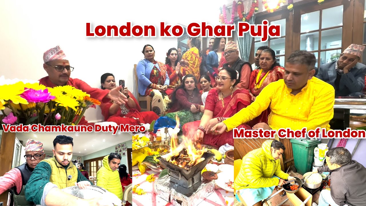 London ma Ghar Puja || Masterchef of London||