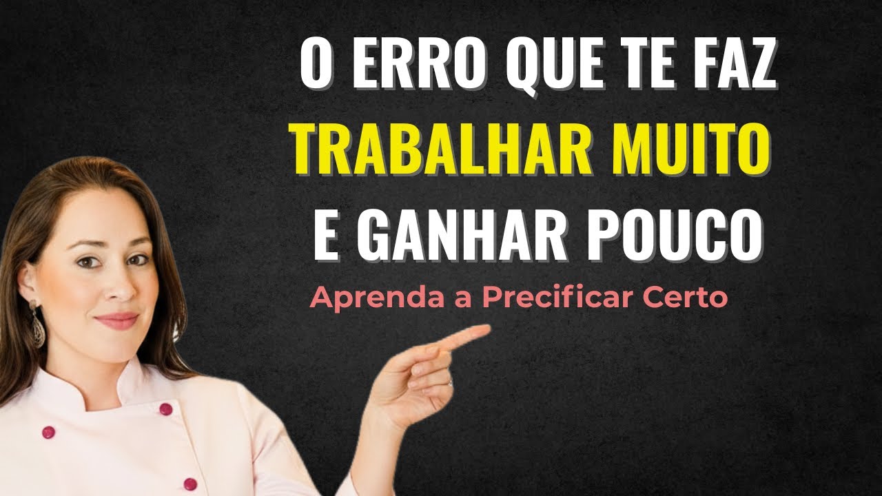 Aula Smart Price: O Método Para Cobrar Certo e Ter Mais Liberdade com a Confeitaria