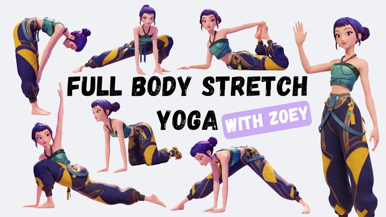 Full Body Yoga for Kids | Zoey x KPop Demon Hunters