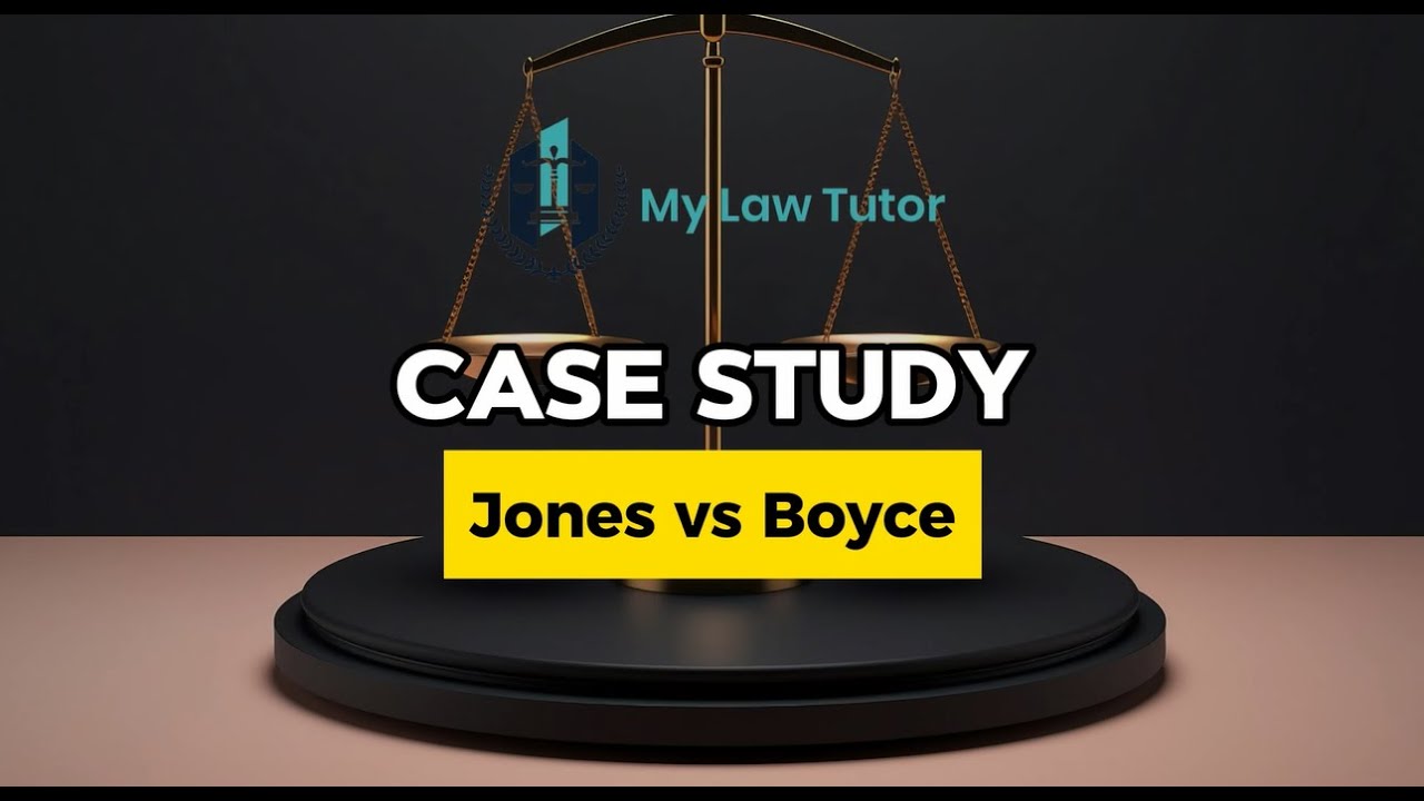Jones v Boyce | Case Study | UK Contract Law | My Law Tutor