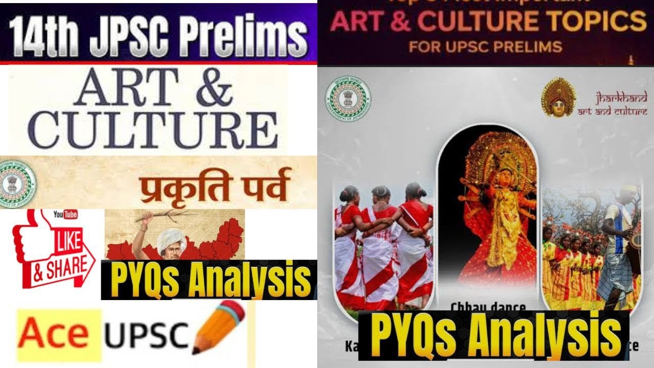 Jharkhand PYQ (Art&Culture,Dance,Music,Festivals)for 14th JPSC, JSSC,JH POLICE Detailed Description 