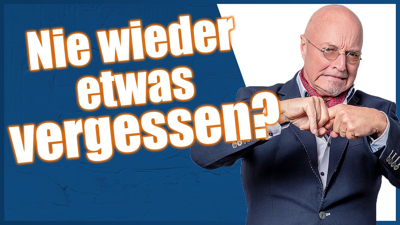 Nie wieder VERGESSEN! Gedächtnisexperte gibt einfache Tipps