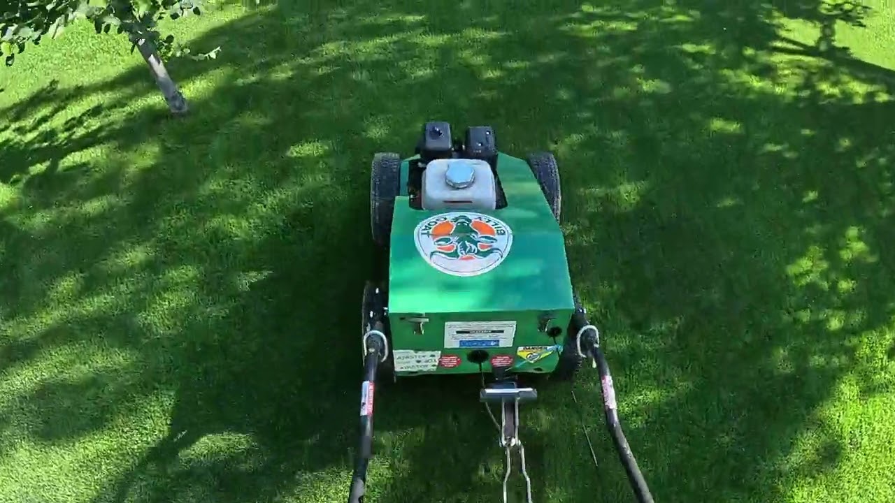 AERIFIKACE JÍLKOVÉHO TRÁVNÍKU V ČERVNU, June rye grass aerification