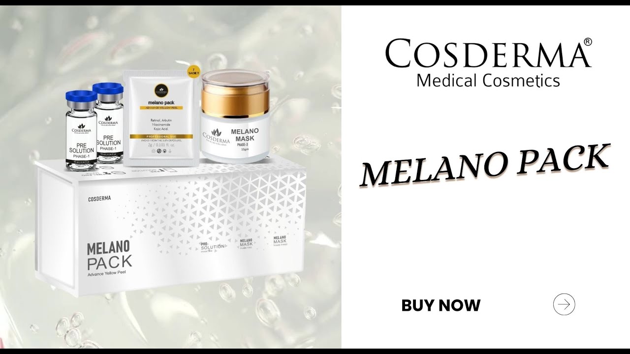 Cosderma Melano Pack Advance Yellow Peel | Skin Lightening & Pigmentation Peel | Derma Use Only