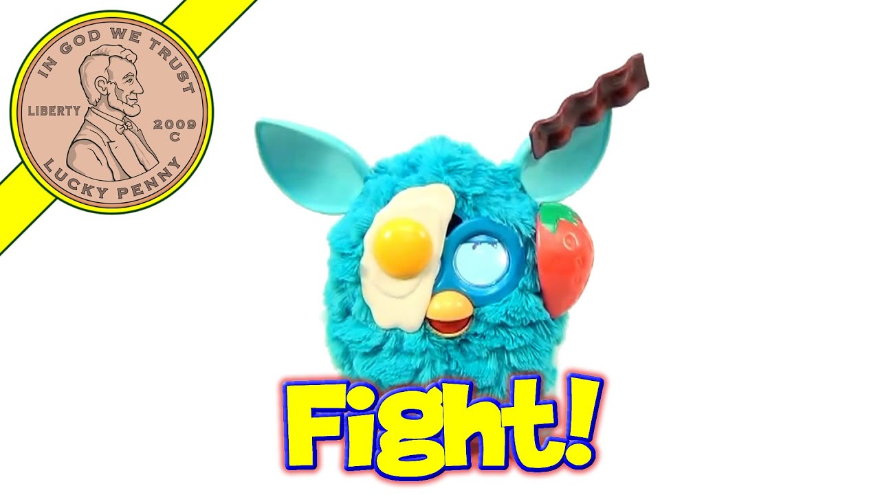 Furby Food Fight (FFF) Old School vs. New School (1998 Furby vs 2012 Furby )