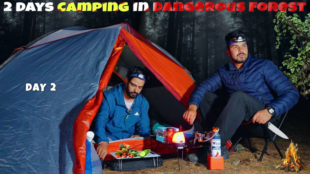2 Days Not Solo Camping In Dangerous Forest | Day 2 | Camping In India | Camping Trip