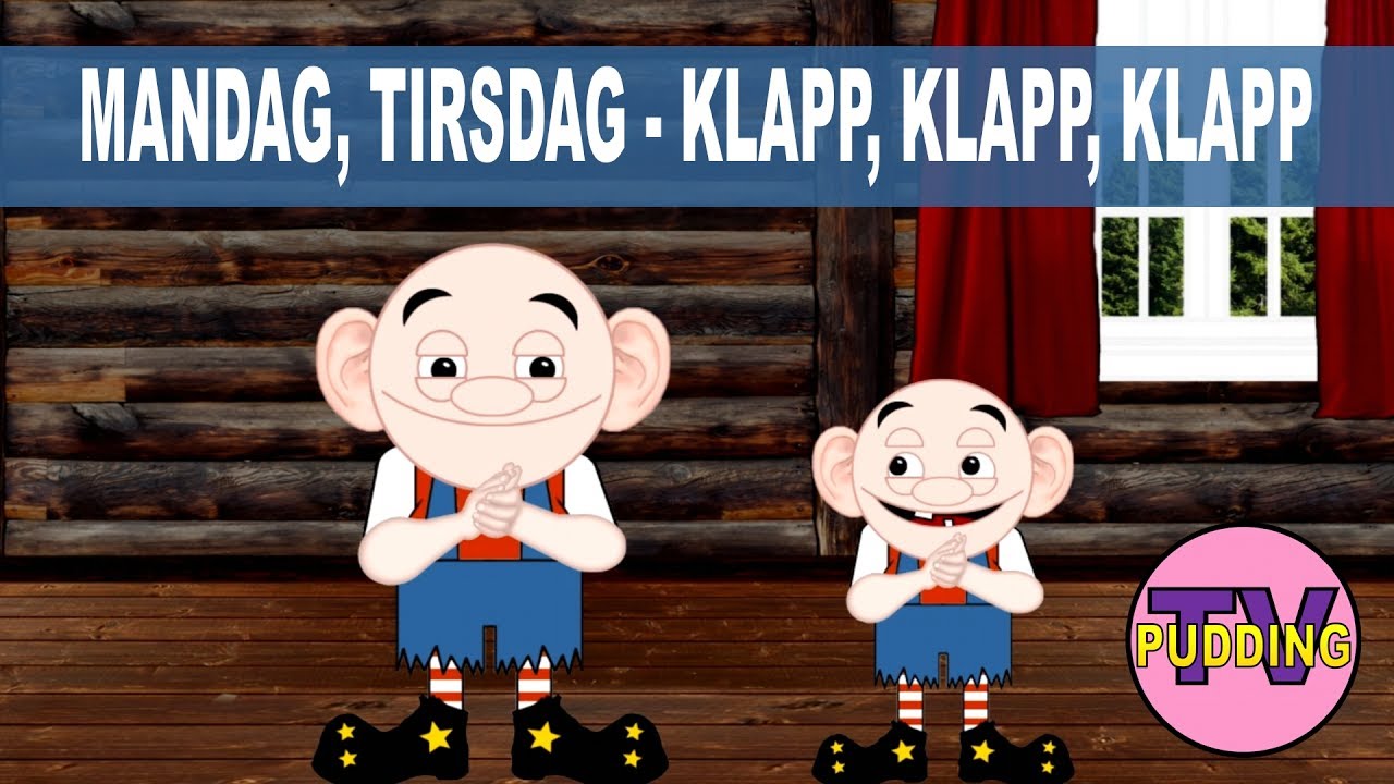 Mandag, tirsdag - klapp, klapp, klapp | Norske barnesanger