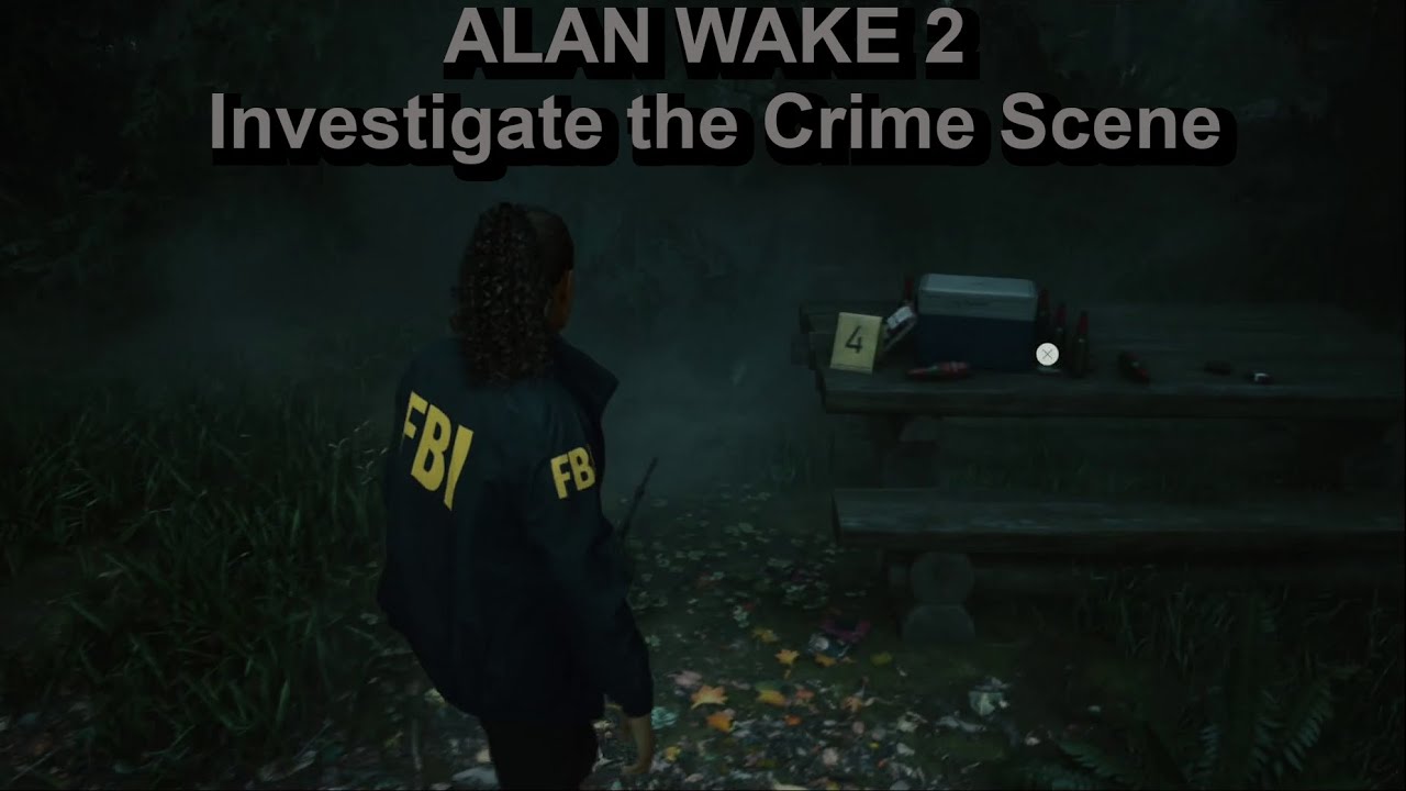 ALAN WAKE 2 - Part 3 - Cauldron Lake - Investigate the Crime Scene