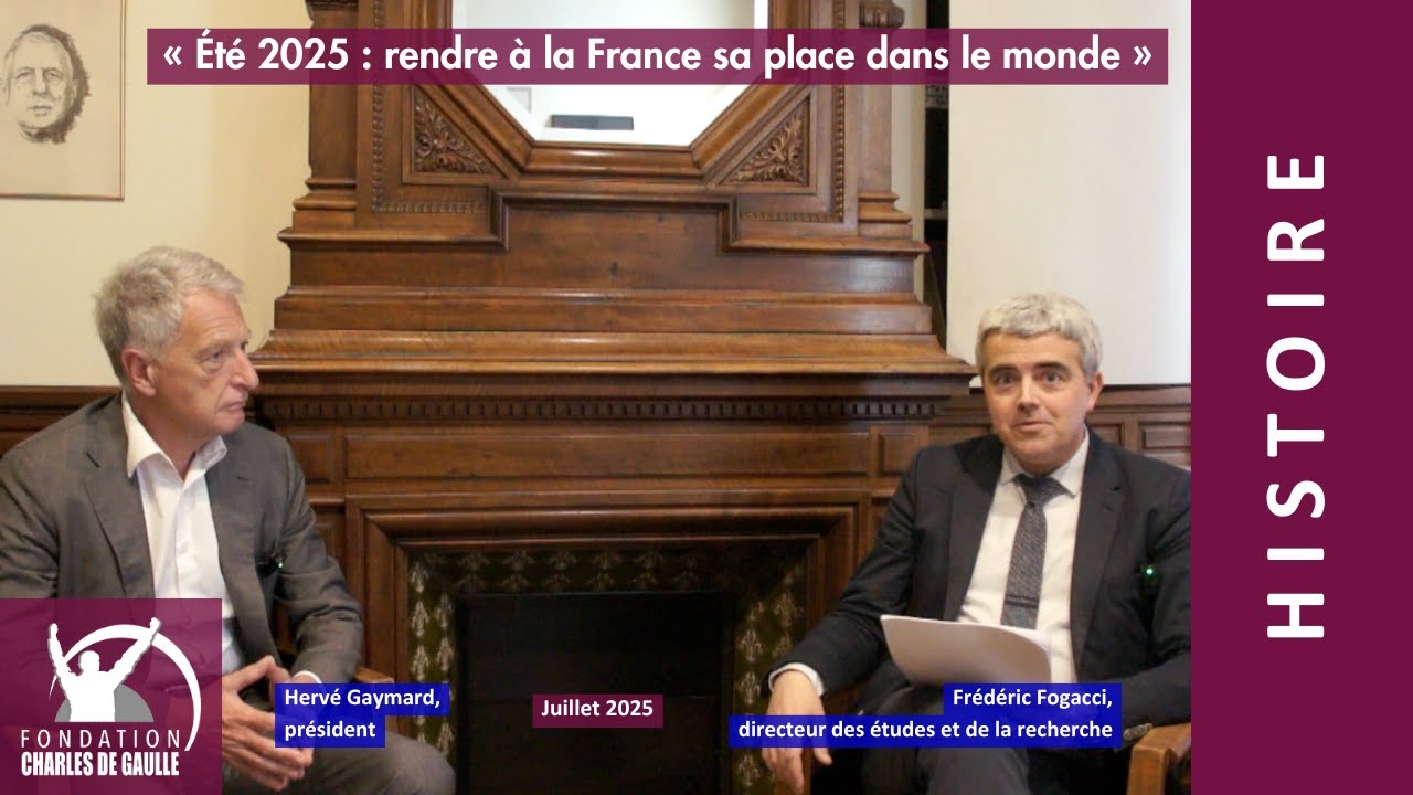 Été 2025 : rendre à la France sa place dans le monde