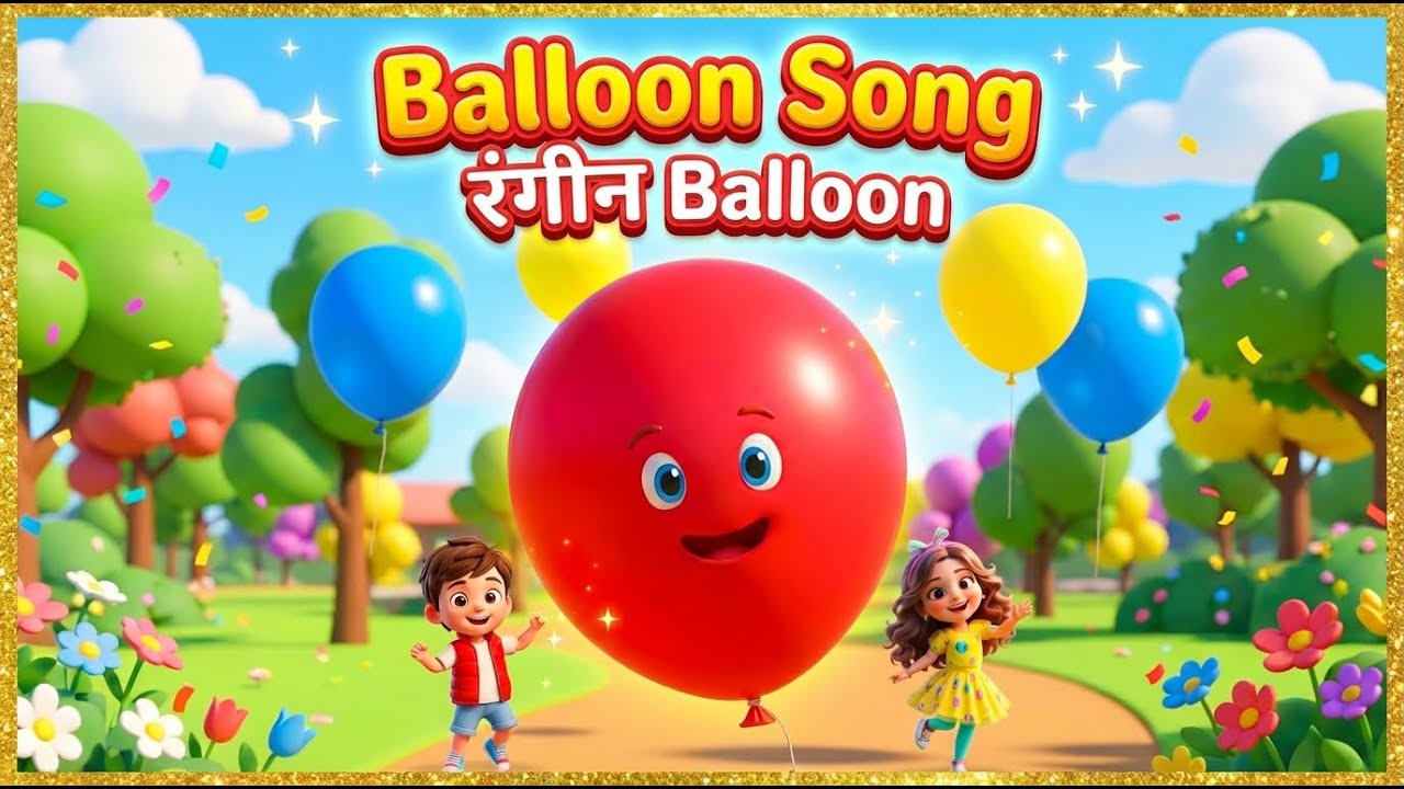 लाल Balloon उड़ा उड़ा 🎈 | Kids Dance Song | Jump Jump Balloon