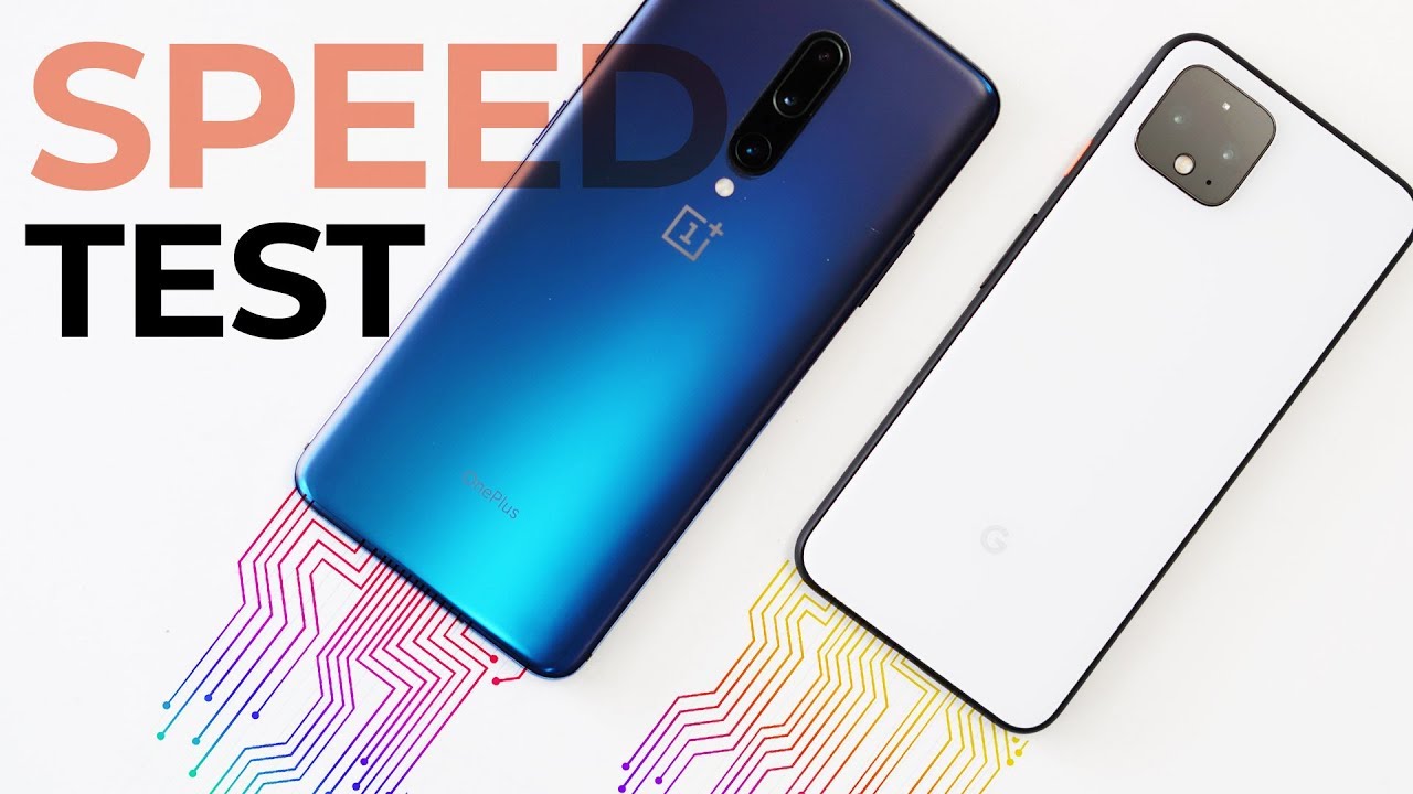 Pixel 4 versus Oneplus 7 Pro speed test