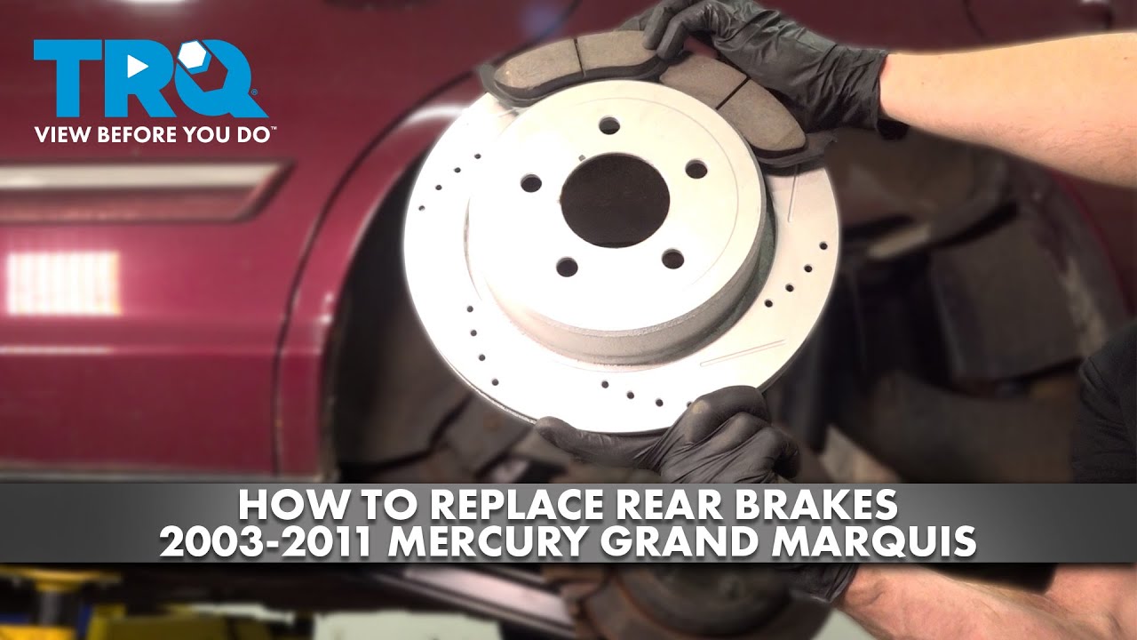 How to Replace Rear Brakes 2003-2011 Mercury Grand Marquis
