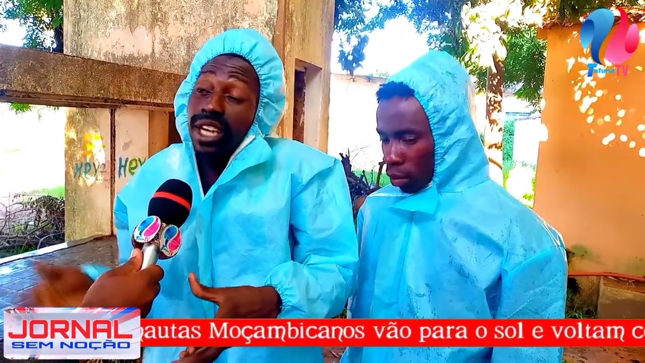 2 astronautas Moçambicanos vão para o sol e voltam com sotaque brasileiro.