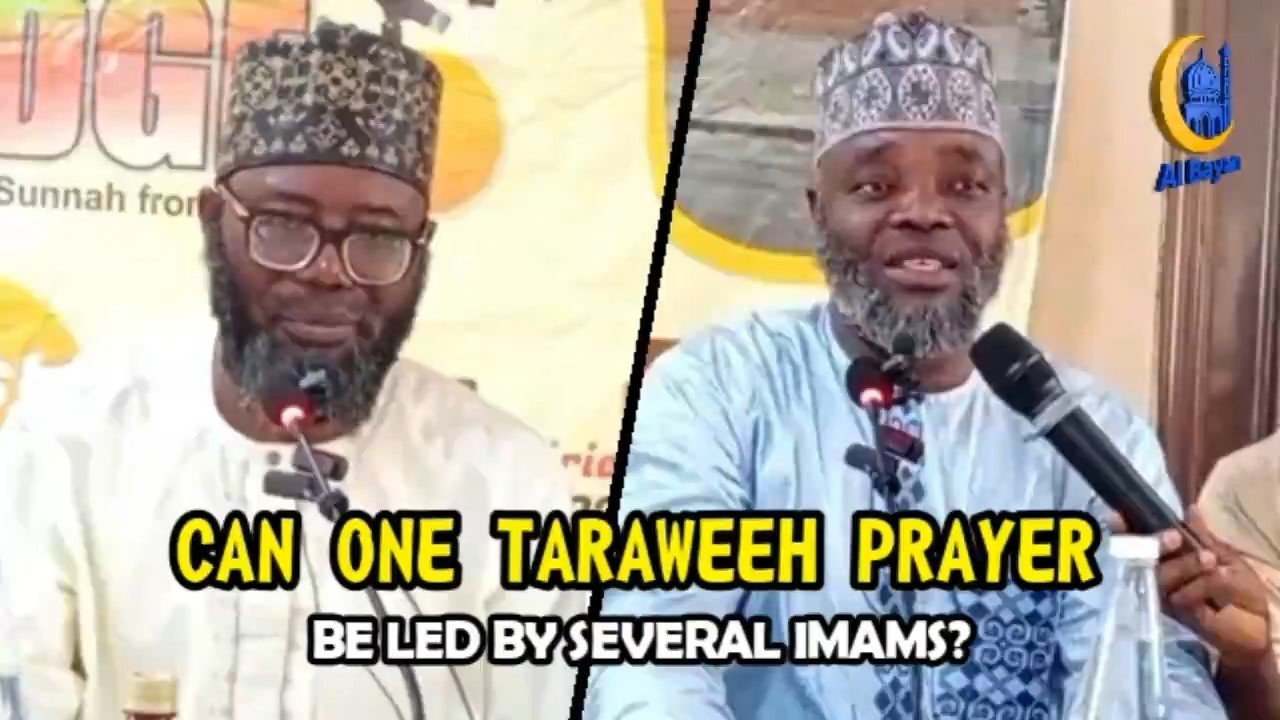 CAN ONE TARAWEH PRAYER BE LED BY SEVERAL IMAMS FOR THE CONGREGANTS? || SHEIKH ABDURRAUF BALLO & ...