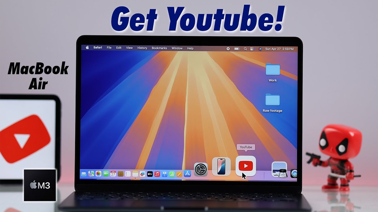 How to Install YouTube on MacBook Air M3! [Get YouTube App]