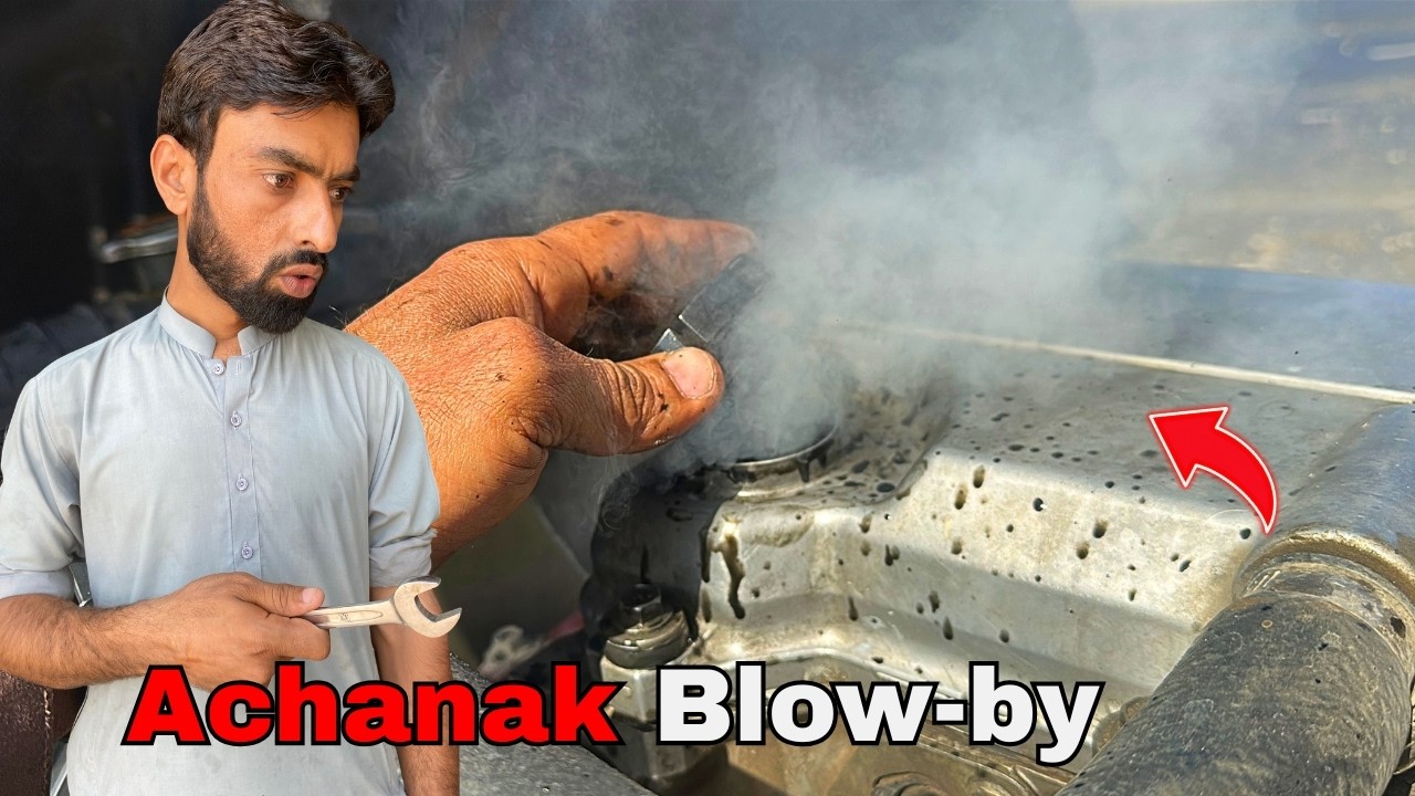 Hino Truck  Achanak Blow-By?! Bina Engine Khole Fix Hino  J08E 8C engine