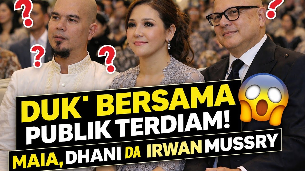 Ekspresi Mereka Tak Bisa Disembunyikan Ahmad Dhani Maia Estianty dan Irwan Mussry Jadi Sorotan!!
