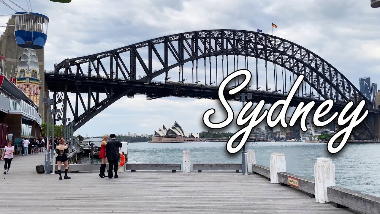 Walking around Sydney - October, Australia Street 4K Video