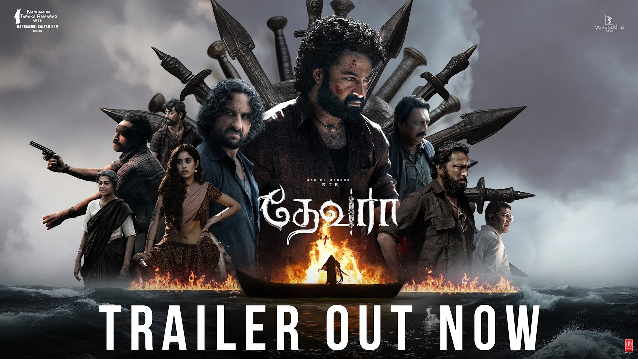 Devara Release Trailer (Tamil) | NTR | Saif Ali Khan | Janhvi | Koratala Siva | Anirudh | Sep 27
